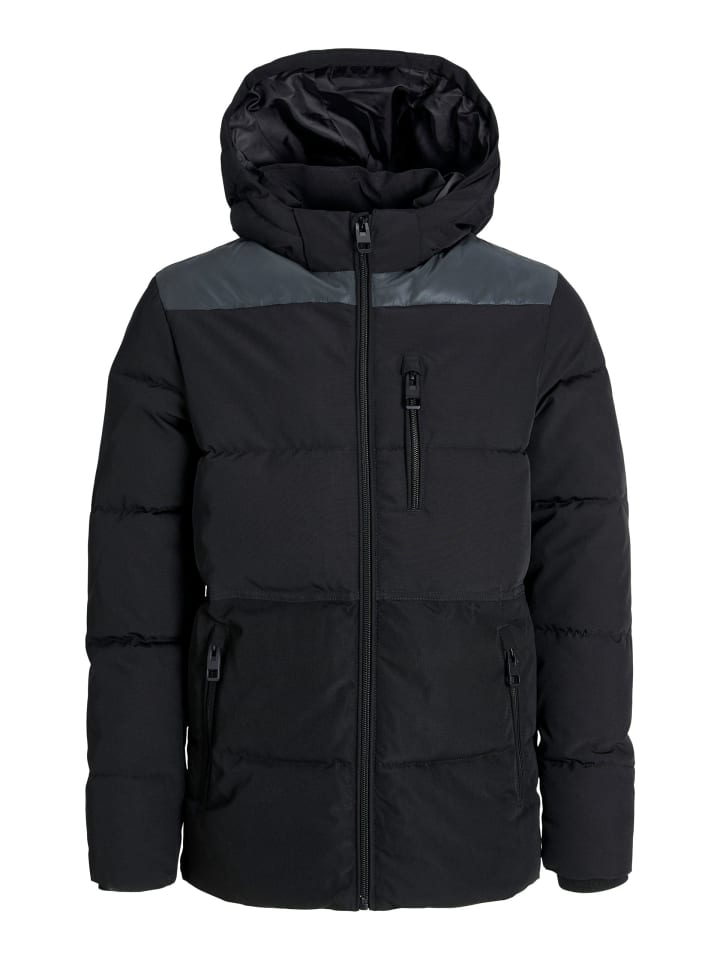 Winterjacke JJEOWEN REFLECTIVE PUFFER JNR in black