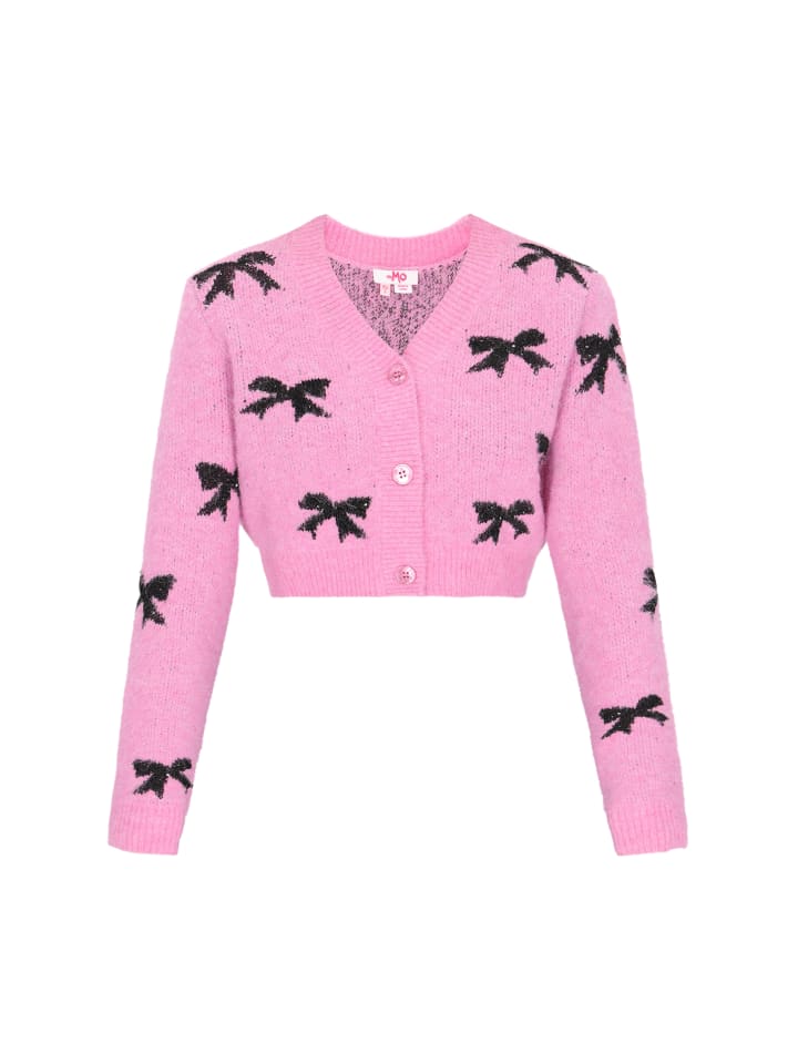 Women Cardigan in pink melange
