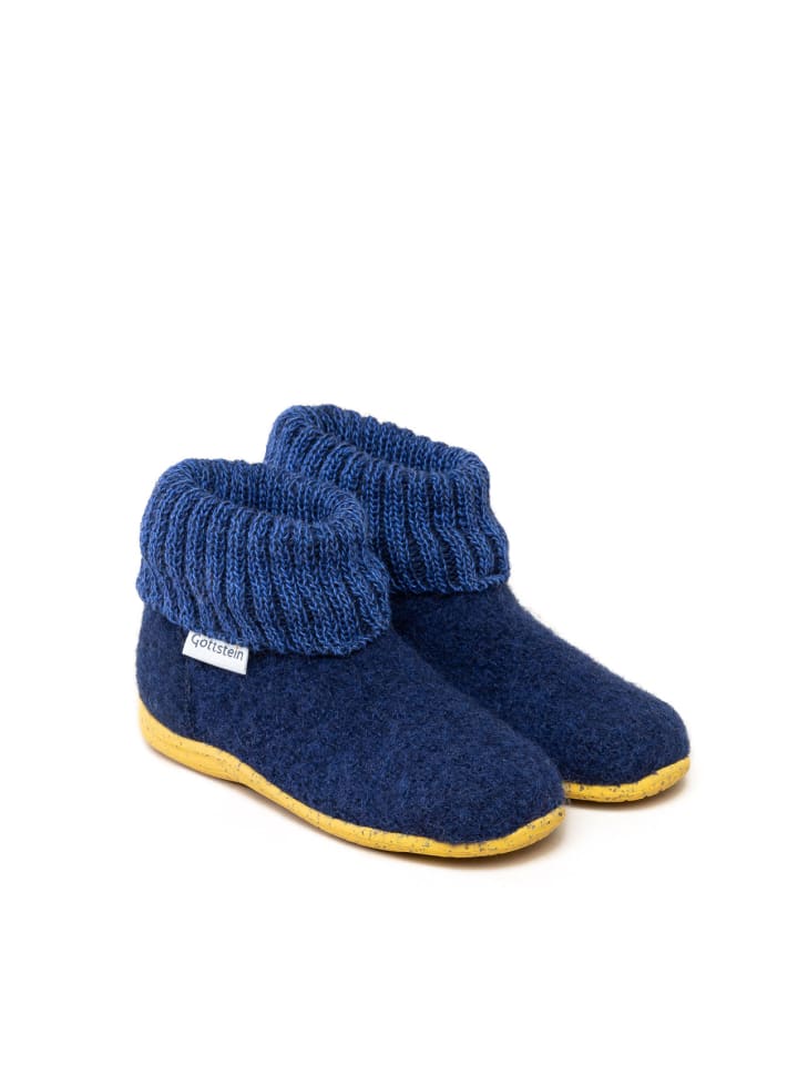 Hausschuh Alpine Boot RU in blau