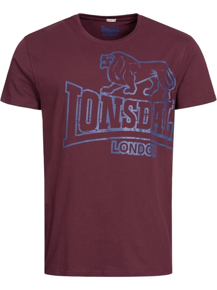 T-Shirt "Langsett" in Rot