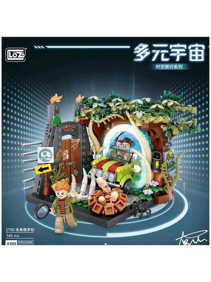 LOZ Ideas 1750 Multiverse 4/4 Portalreise Dino