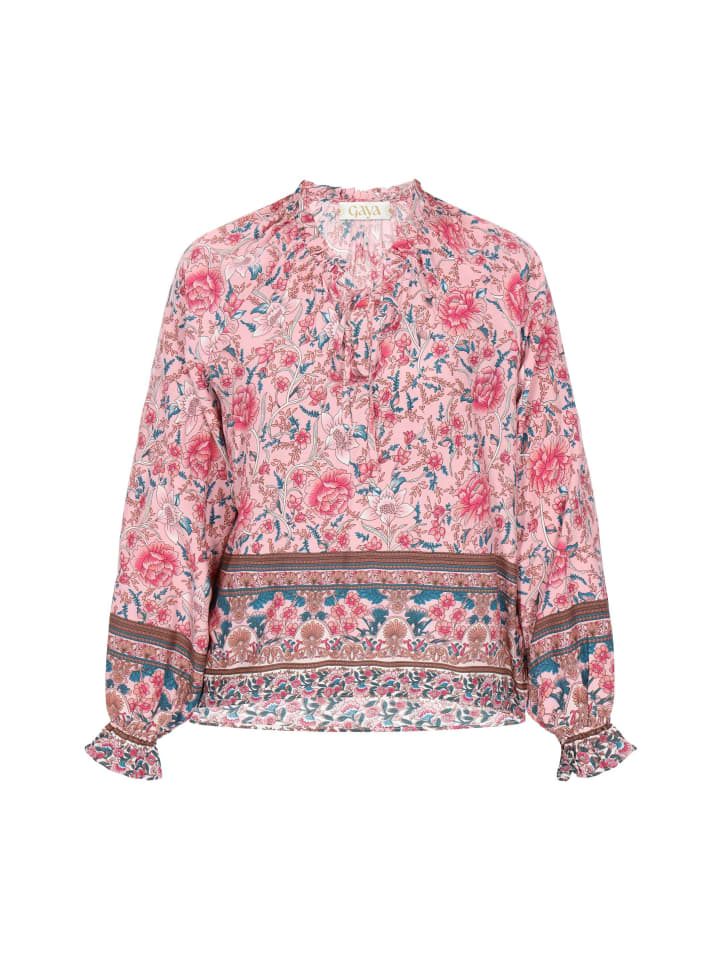 Women Blouse in Light Rose Multicolor