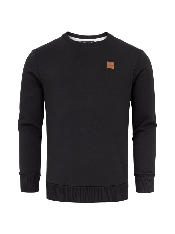 Sweatshirt mit Rundhalsausschnitt JACKSONVILLE in Schwarz