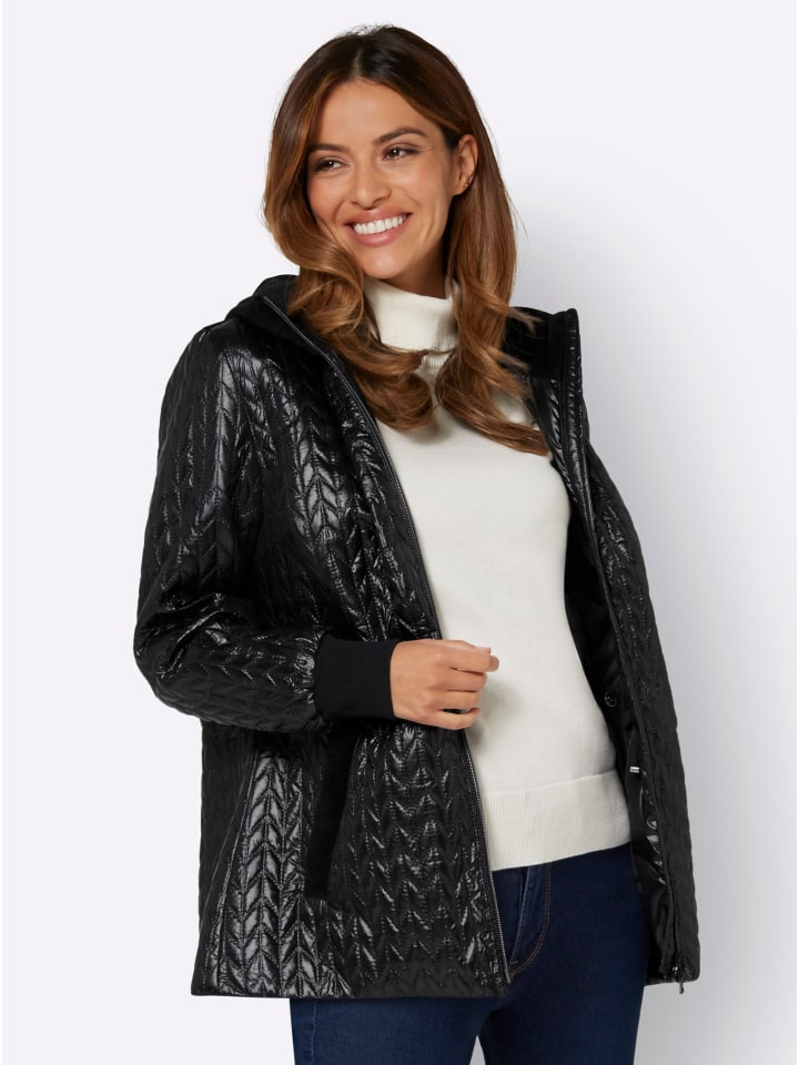 Jacke in schwarz