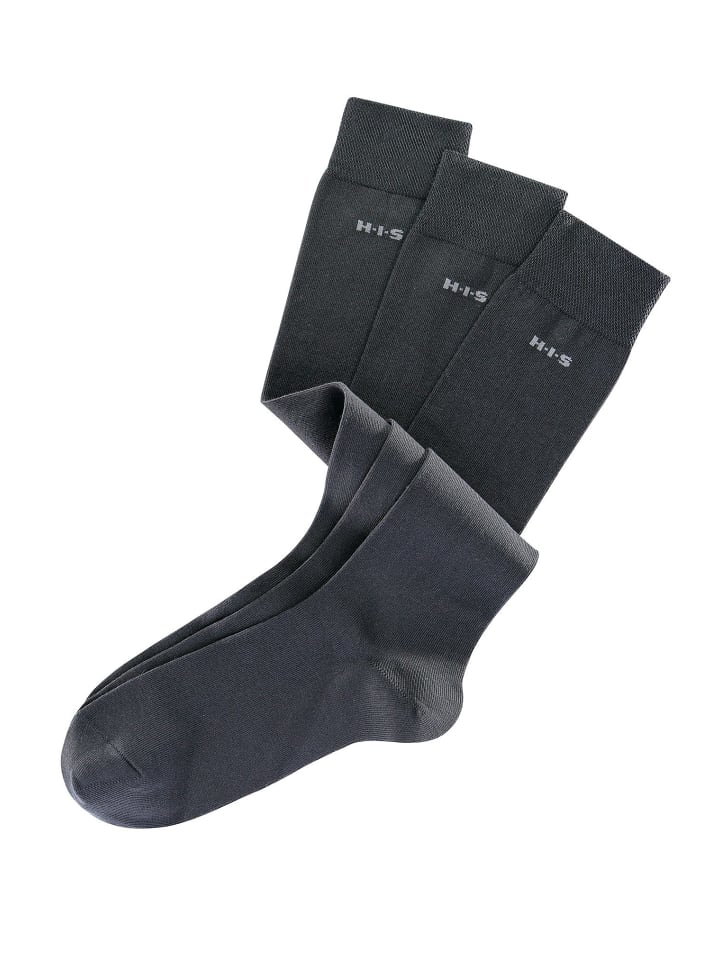 Kniestrümpfe in 3x schwarz