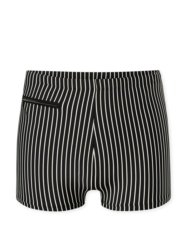 Boxer-Badehose Ocean Swim in Schwarz