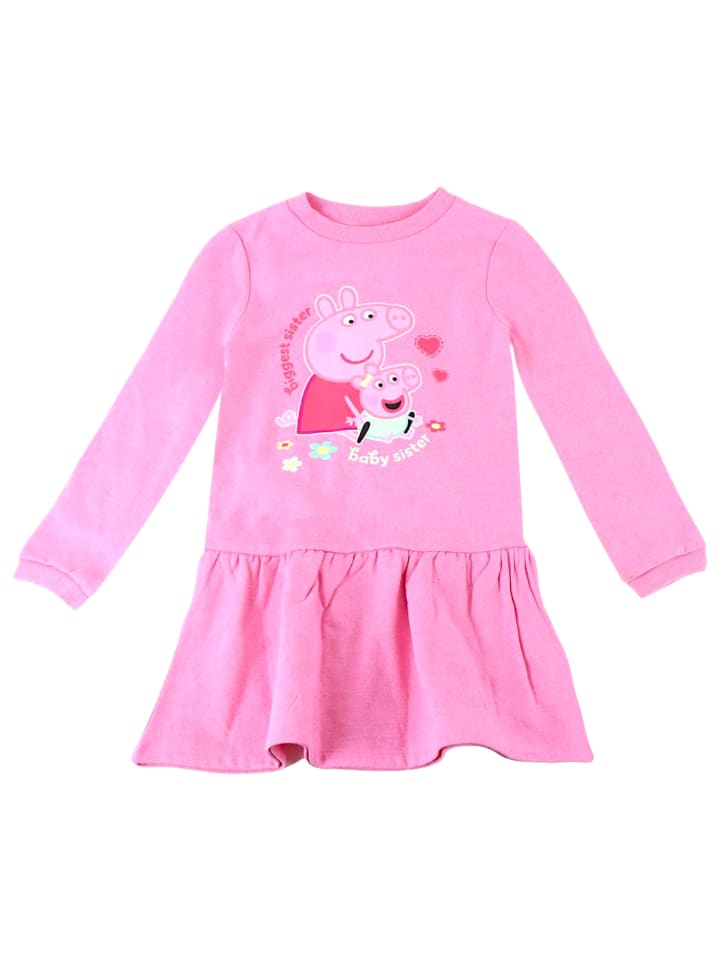Langarmkleid Peppa Pig in Pink