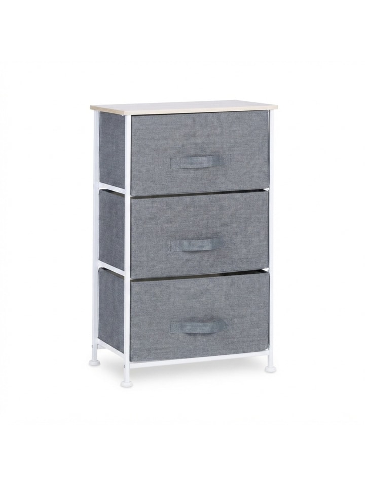 Regalsystem in Grau - (B)45 x (H)73 x (T)30 cm