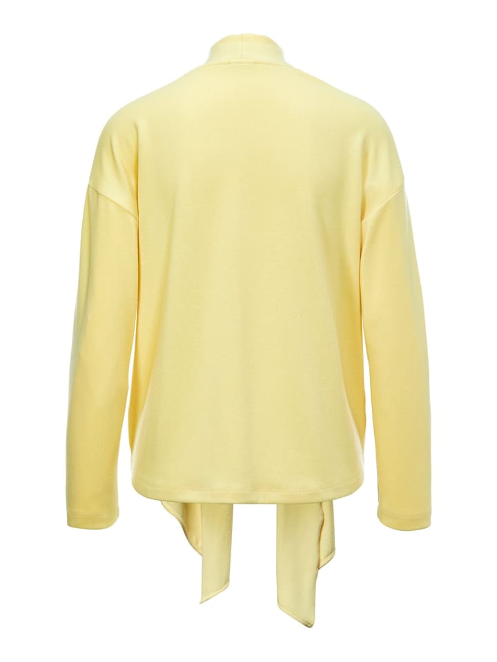 Strickjacke aus recyceltem Material in zitronenfalter