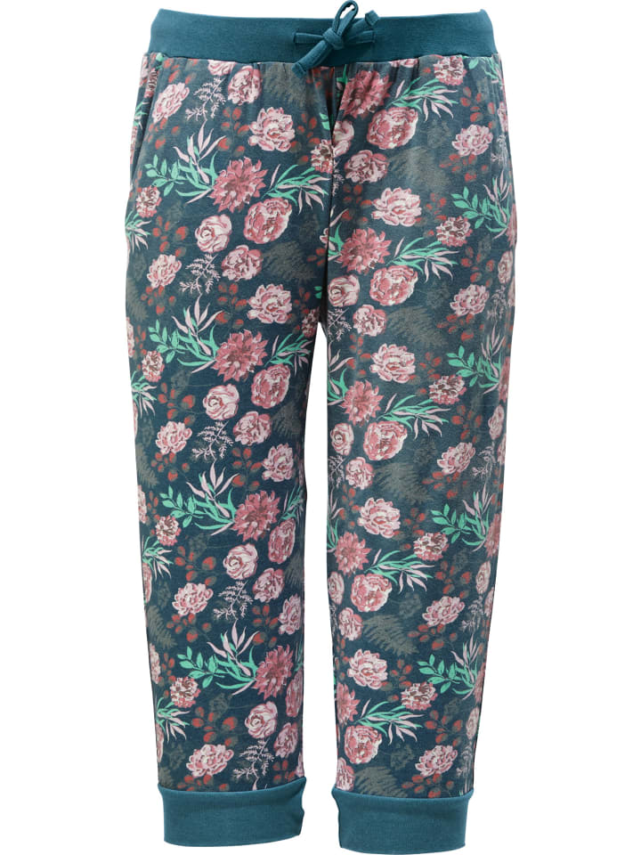 Single-Jersey Caprihose in petrol