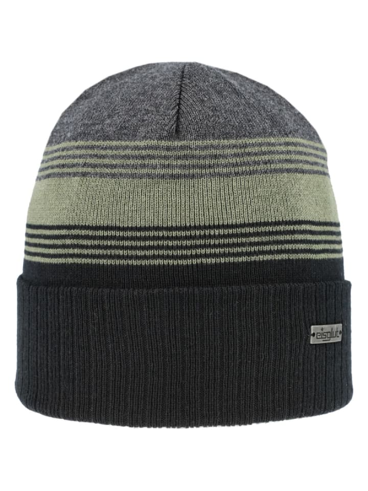 Strickmütze in schwarz