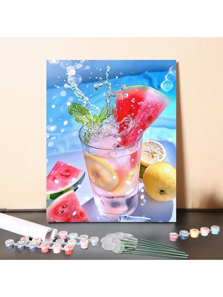 DIY Malen nach Zahlen Set-"Erfrischung"