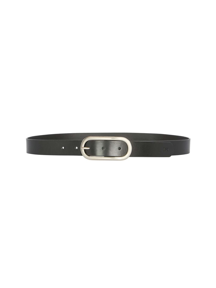 Gürtel Oval Buckle in Black