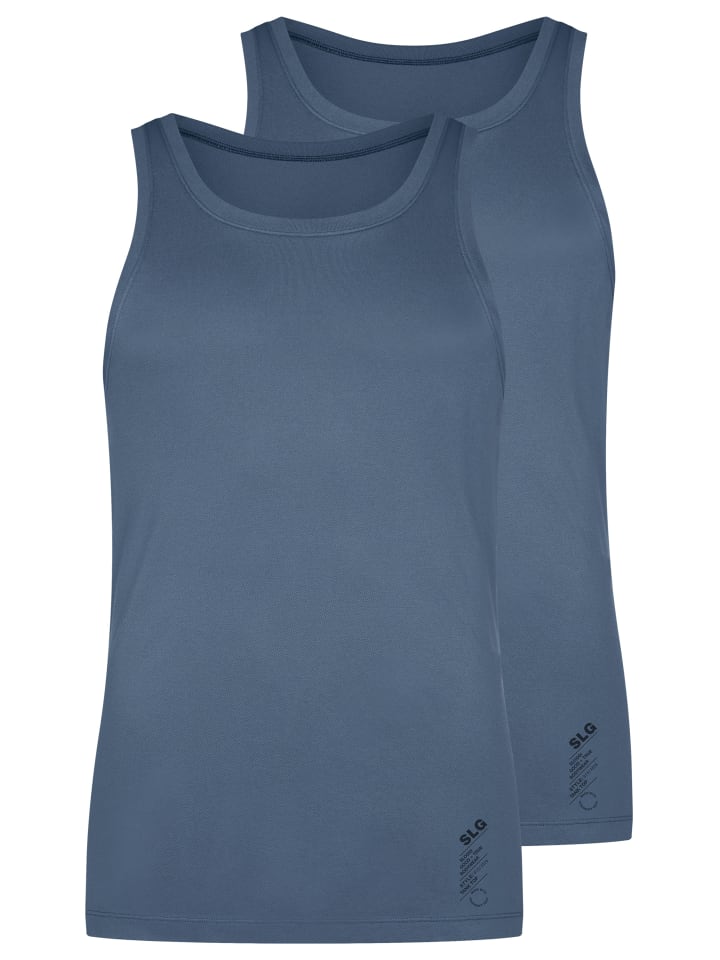 Unterhemd / Tanktop SLG Base Soft in Cloudy blue