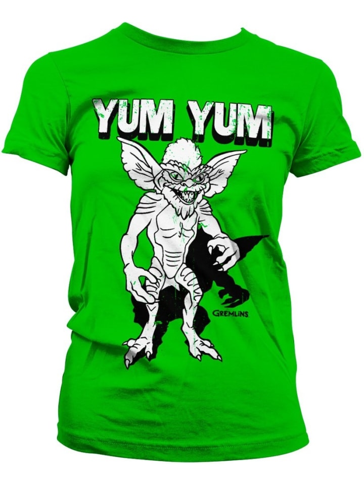 Shirt "Yum Yum Girly Tee" in Grün