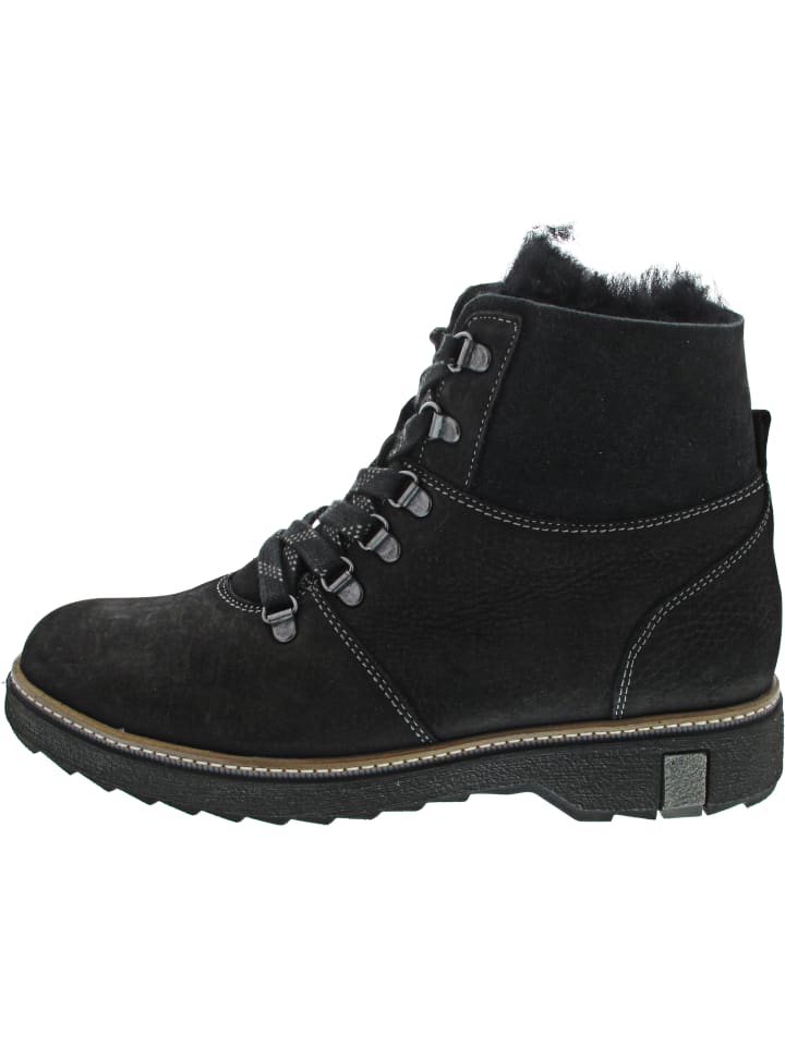 Hitomi Schnürstiefel Schwarz