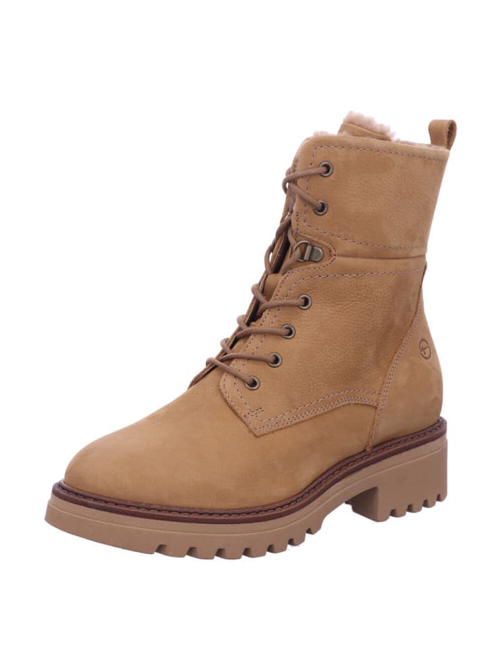 Stiefel in CAMEL NUBUC