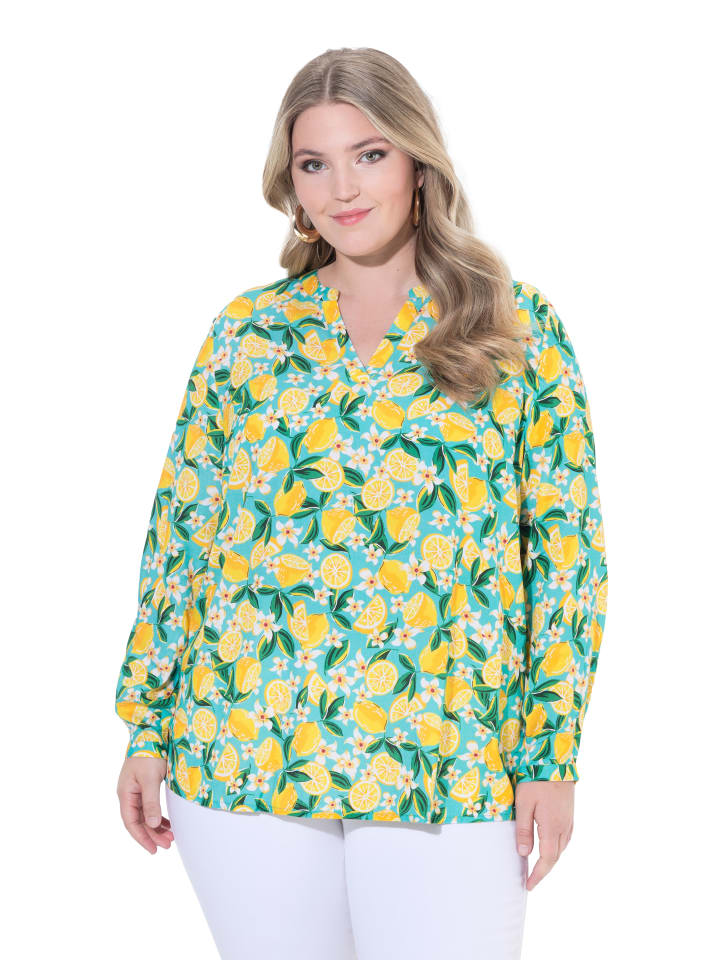 Bluse in helltürkis