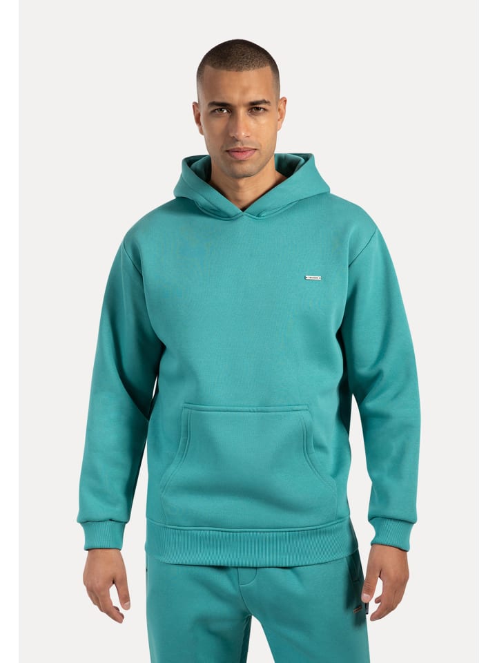 Hoodie Ilyas in Petrol