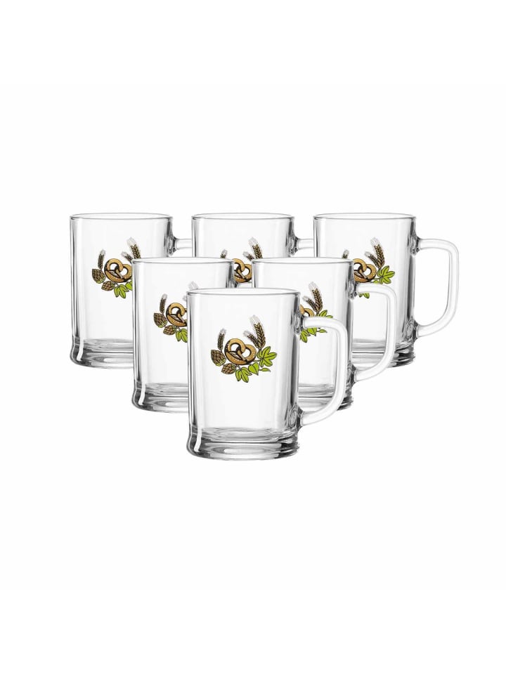 Bierkrüge Jupp in 550 ml in transparent