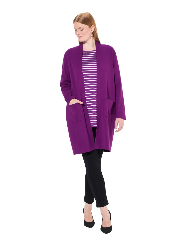 Jacke in brombeere