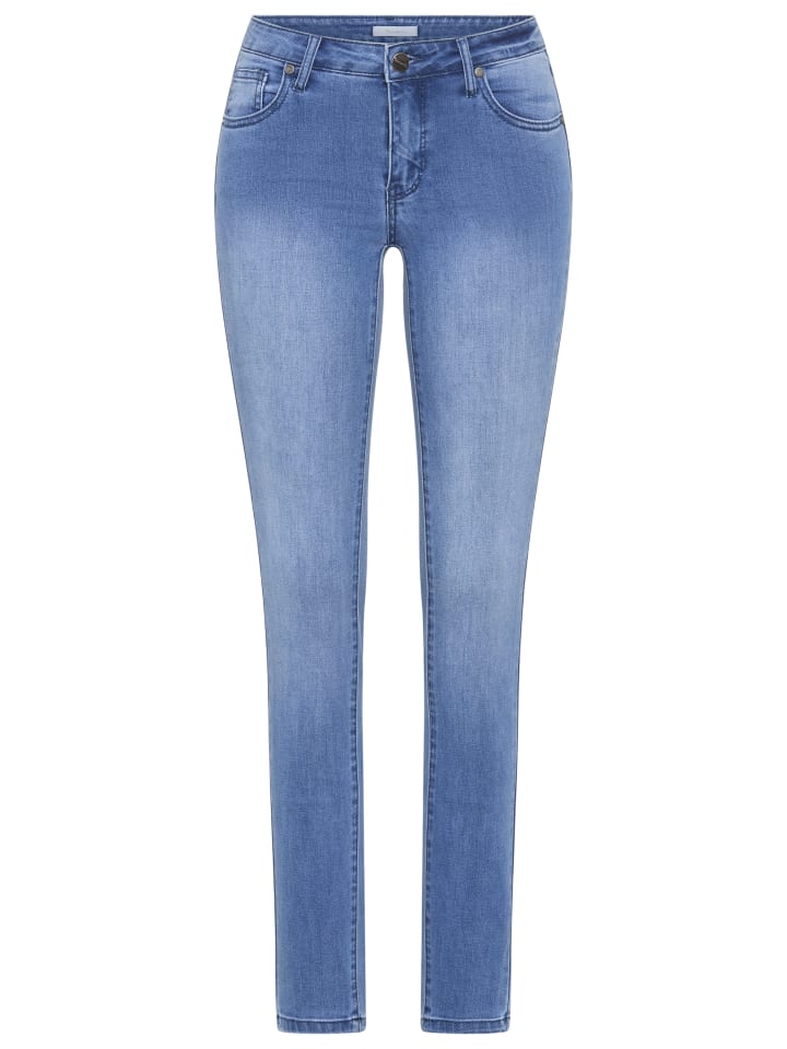 Skinny-fit-Jeans in blau used