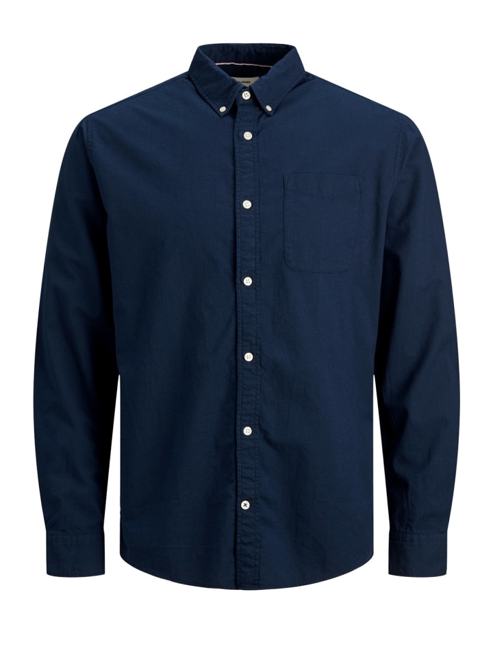 Hemd JJEOXFORD in Blau