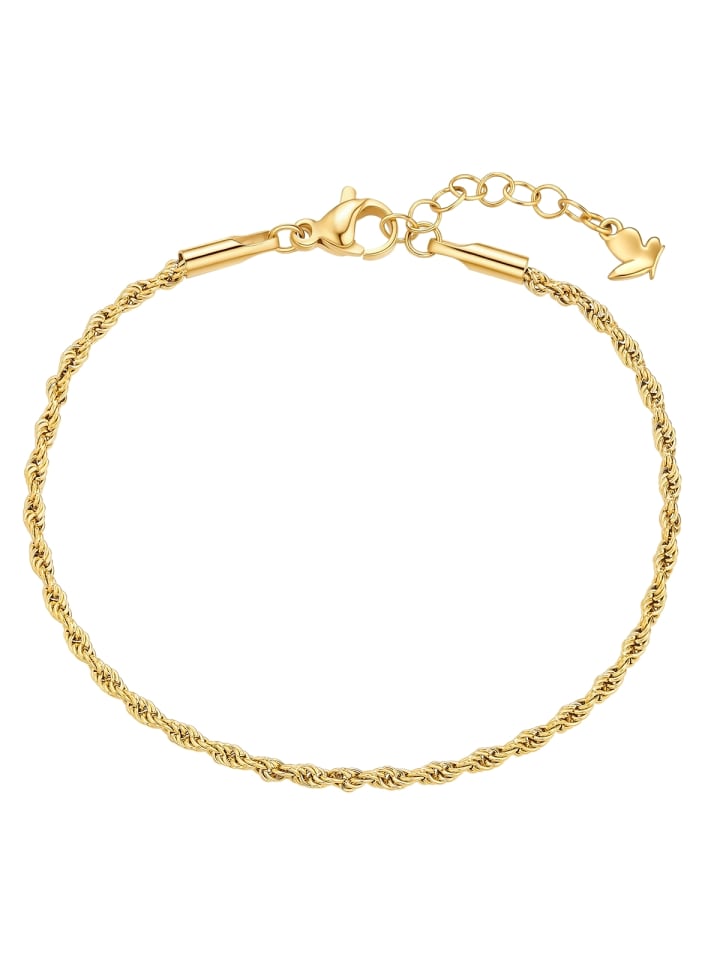 Armband aus Edelstahl in gelbgold