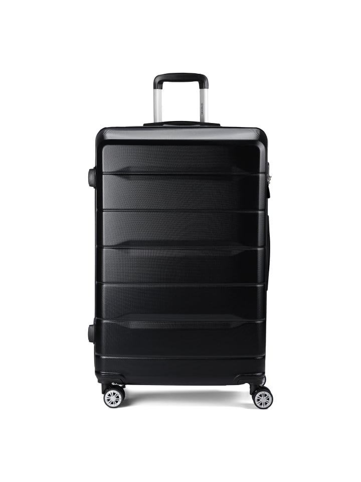 5583 4 Rollen Trolley 77 cm schwarz