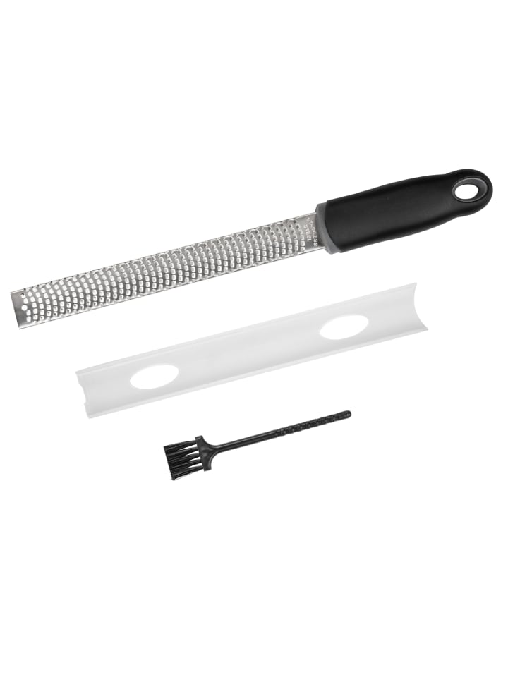 Käse Handreibe in Schwarz