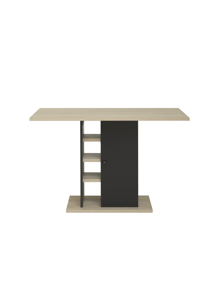 Esstisch OXFORD in Schwarz - (W)80 x (H)75 x (L)120 cm