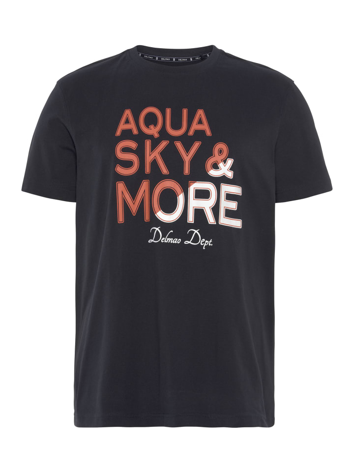 T-Shirt in dunkelblau