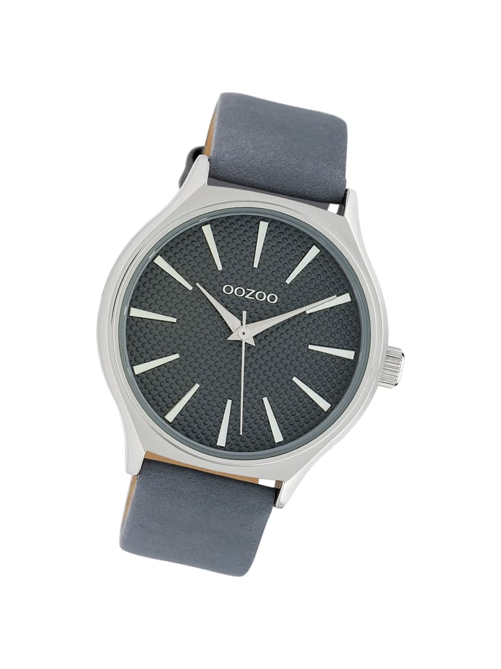 Analog-Armbanduhr Oozoo Timepieces dunkelblau groß (ca. 42mm)