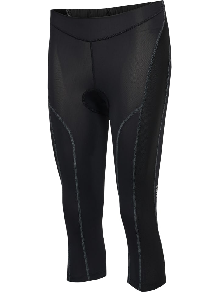 3/4 Leggings Bike Damen in BLACK/FIESTA_CAZOO