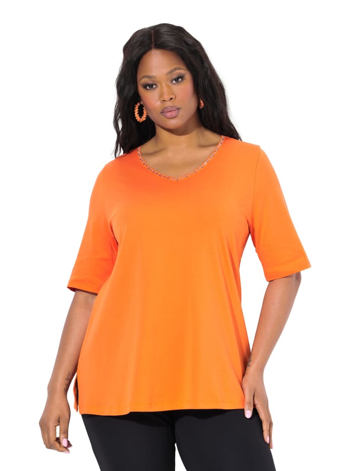 Shirt in helles orange