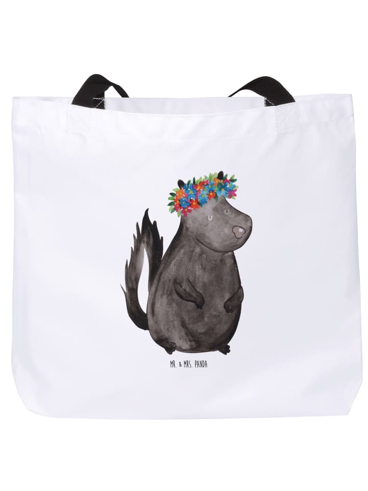 Tasche Stinktier ohne Spruch in Weiß