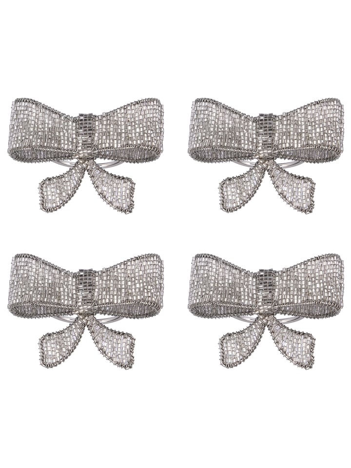 Butlers Serviettenring ROYAL HEIGHTS 4er-Set in Silber
