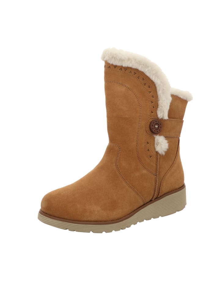 Schaftstiefel in braun