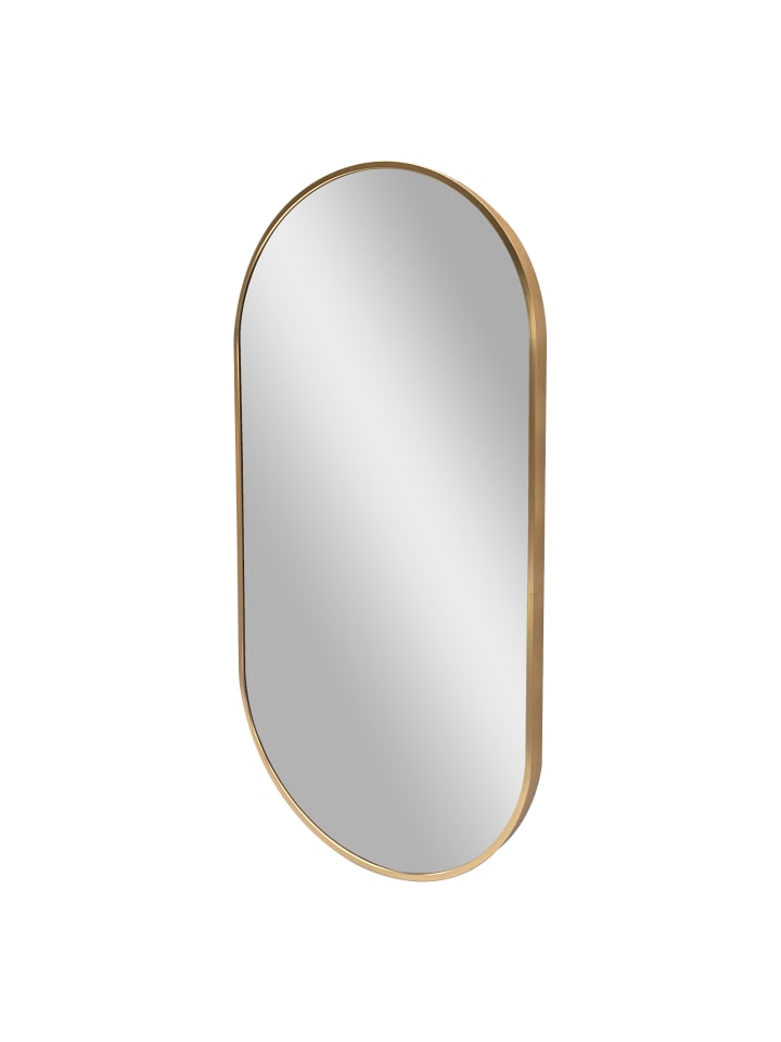 Wandspiegel Corato in Gold (H)80cm (B)40cm (T)2.8cm