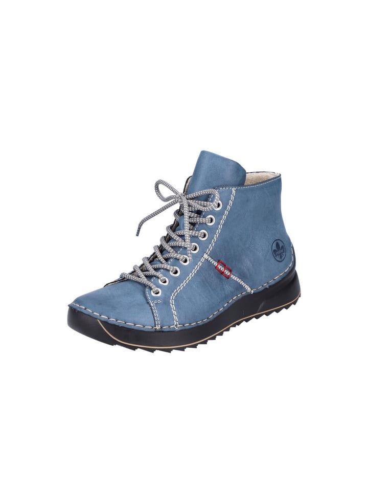 Schnürstiefelette in royal