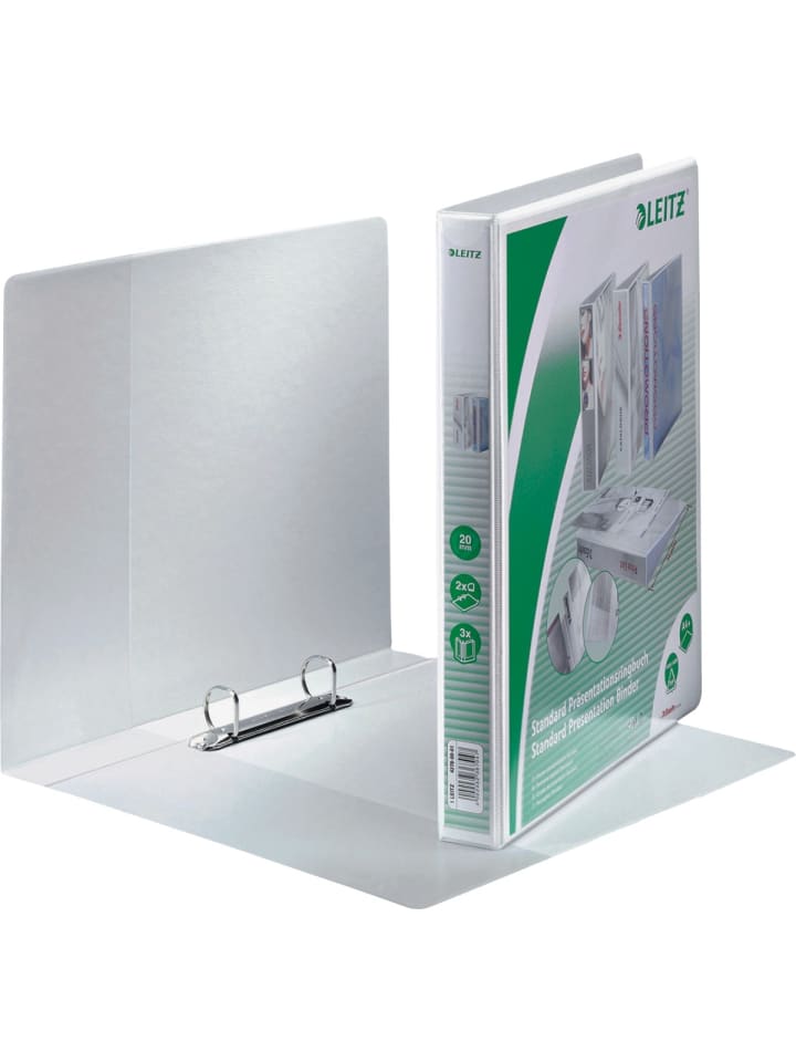 Ringbuch A4 2 Ringe 20mm weiß
