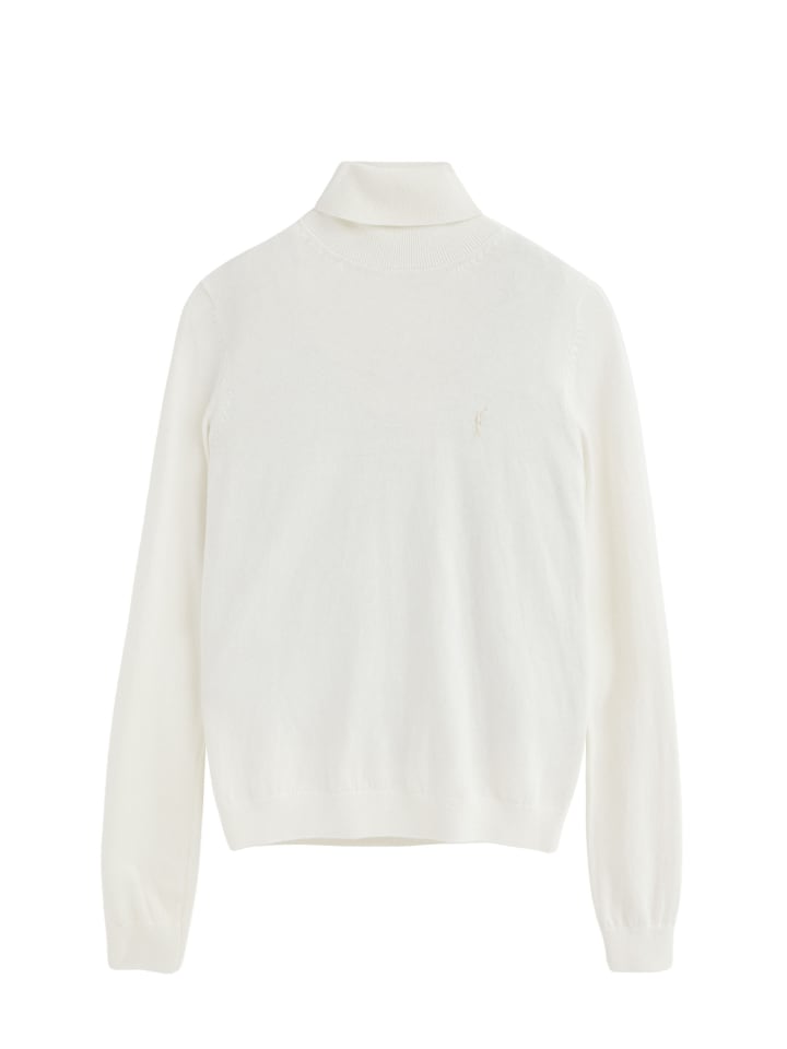 Pullover WOMAN RIGBY GO TURTLENECK WOOL W IO LONG SLEEVE REGULAR FIT in Ecru