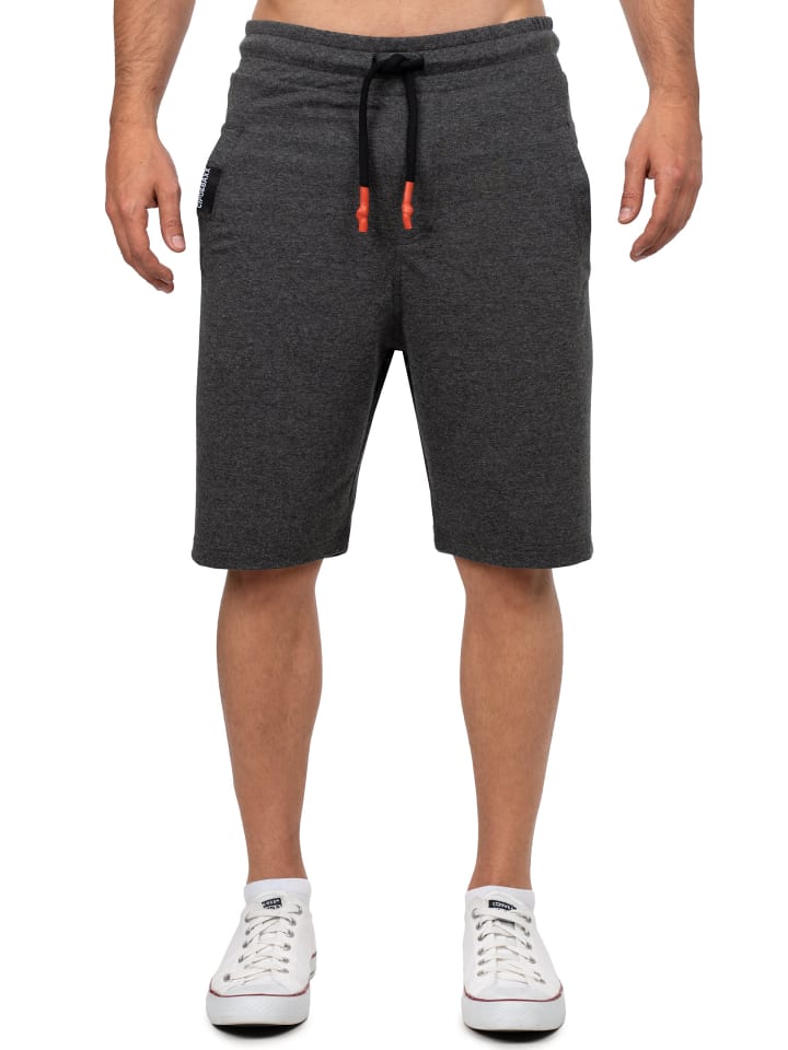 Herren Regular Fit Shorts Mid Waist in Anthracite