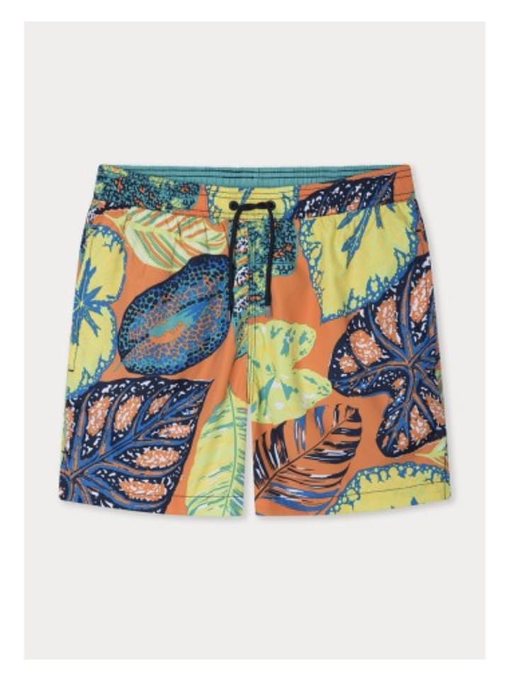 Badeshorts in Orange