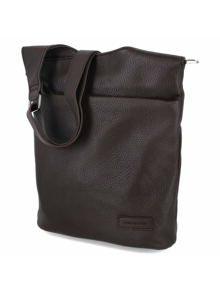 Schultertasche in braun