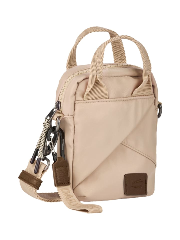 AURUM Handytasche mit verstellbarer Schulterriemen in Beige
