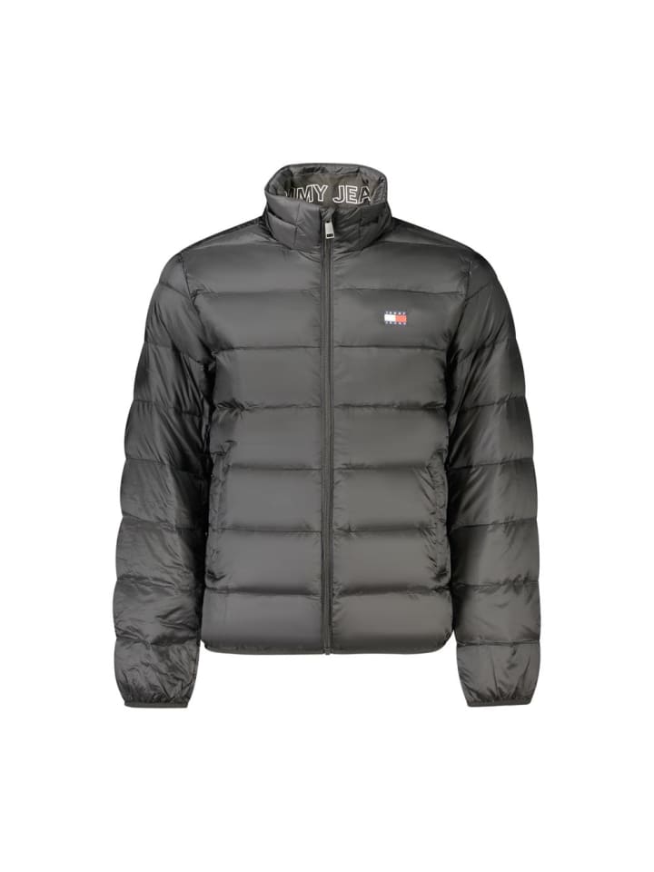 Schwarz Polyester Herren Jacke
