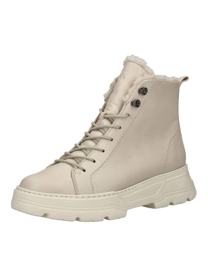 Stiefelette Beige