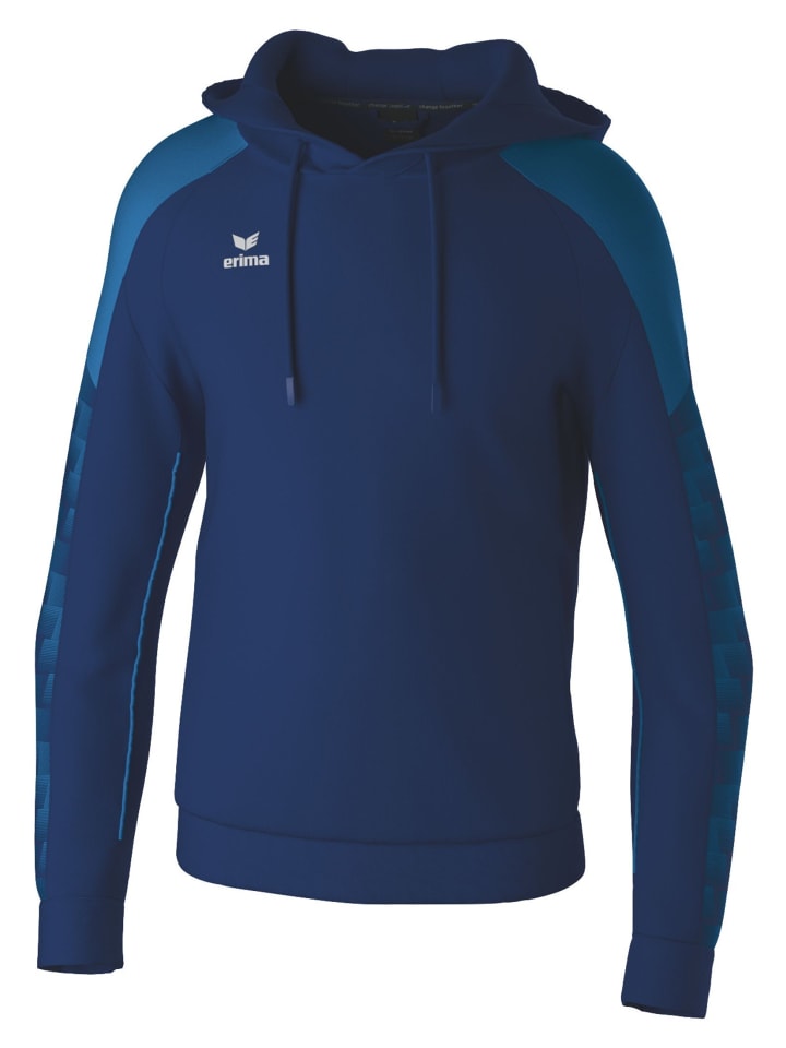 Kinder Kapuzensweat in new navy/mykonos blue