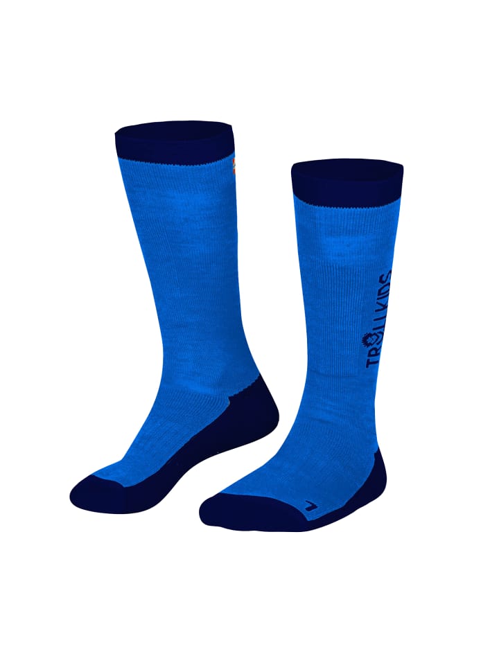 Skisocken in medium blue/navy
